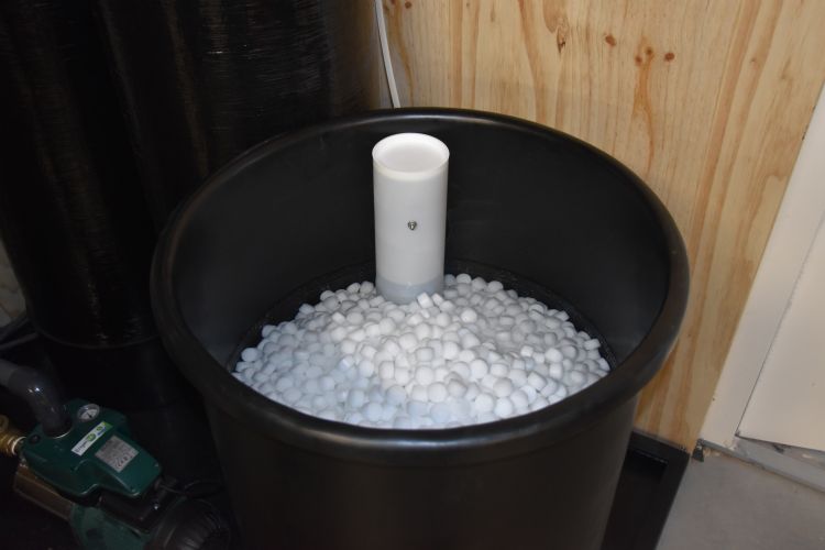 In water oplosbare blokjes regeneratiezout In water oplosbare blokjes regeneratiezout