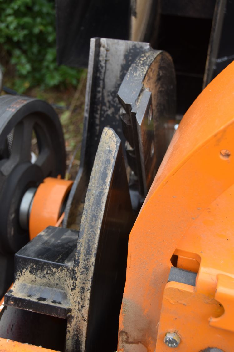 De open hakseltrommel van de Först De open hakseltrommel van de Först