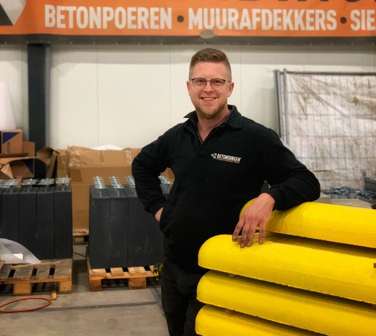 Dirk Hoogenboom, oprichter/mede-eigenaar van Betondingen Dirk Hoogenboom, oprichter/mede-eigenaar van Betondingen