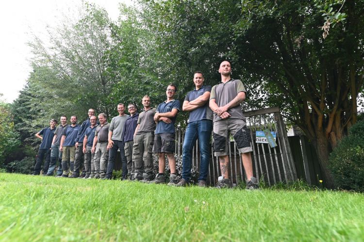 Het team van Florissant Tuinen Het team van Florissant Tuinen