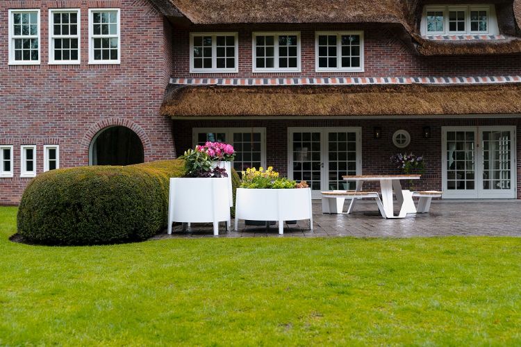 De getoonde tuinen wakkeren de aspiratie aan. De getoonde tuinen wakkeren de aspiratie aan.