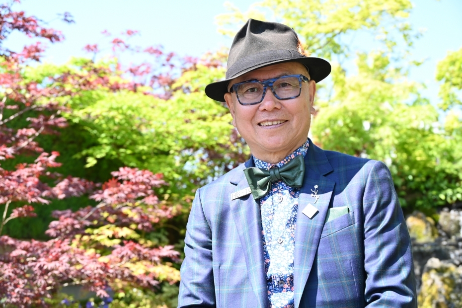 De Japanse Kazuyuki Ishihara wordt ook wel 'Moskoning' genoemd door zijn veelvuldig gebruik van mos in zijn ontwerpen. Archieffoto Vakblad de Hovenier 2024. De Japanse Kazuyuki Ishihara wordt ook wel 'Moskoning' genoemd door zijn veelvuldig gebruik van mos in zijn ontwerpen. Archieffoto Vakblad de Hovenier 2024.