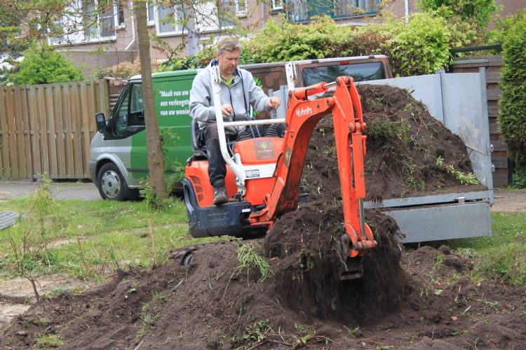 Jeroen Mars aan het werk Jeroen Mars aan het werk