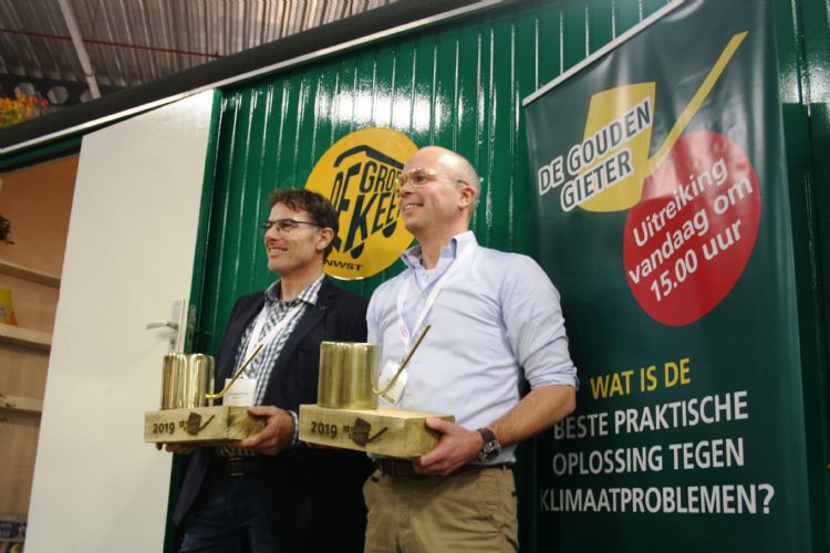 De winnaars: links Dionysios Sofronas, rechts René Voogt