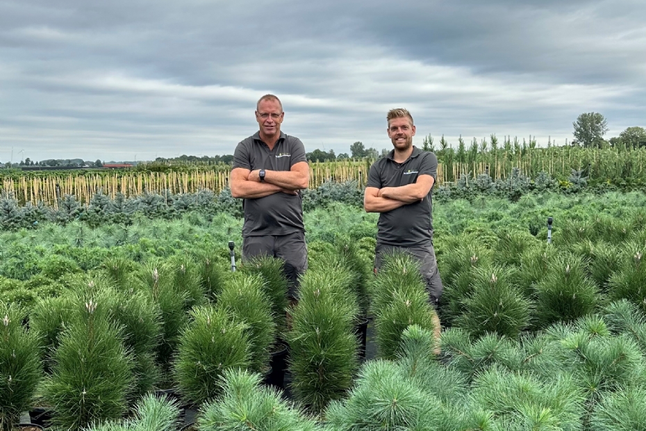 Arnold (l.) en Herco van den Berg