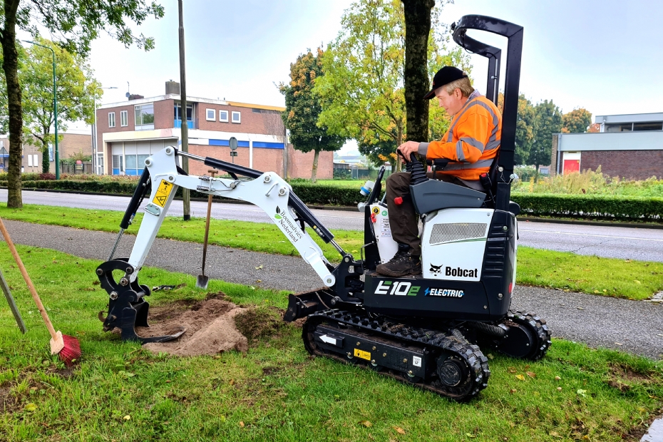 Archiefbeeld van een Bobcat E10e minigraver