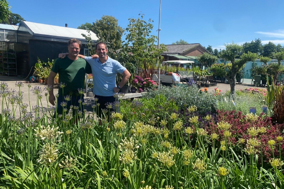 Dirk Warmerdam(l) en Robert Besamusca 