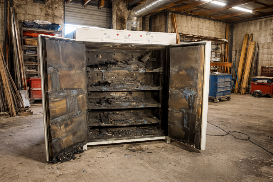 Dit is wat je wilt voorkomen een accukast die in de fik is gevlogen