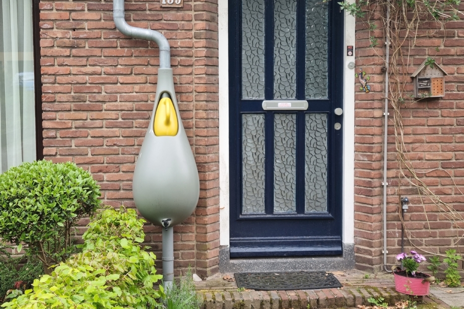 Regenopvang in Nijmeegse tuinen