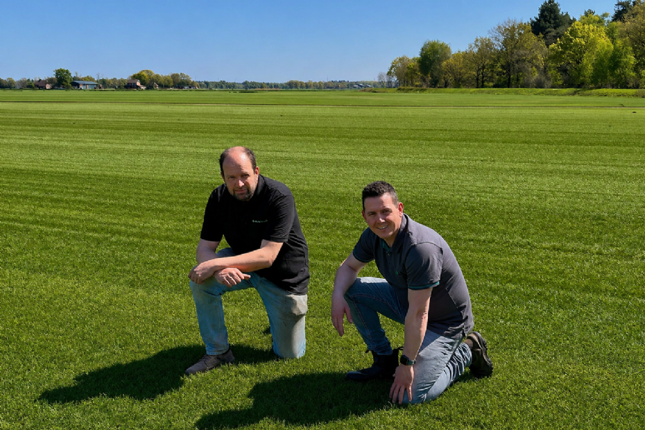 Thijs Schoenmakers, DSV zaden en Wilfried Loeffen, Graszoden-online