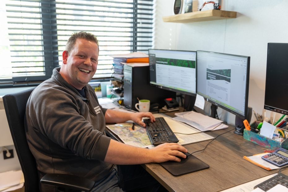 Eigenaar Mark Rottier van Hoveniersbedrijf Minderhoud werkt sinds 2 jaar met Suite MKB van Become-IT